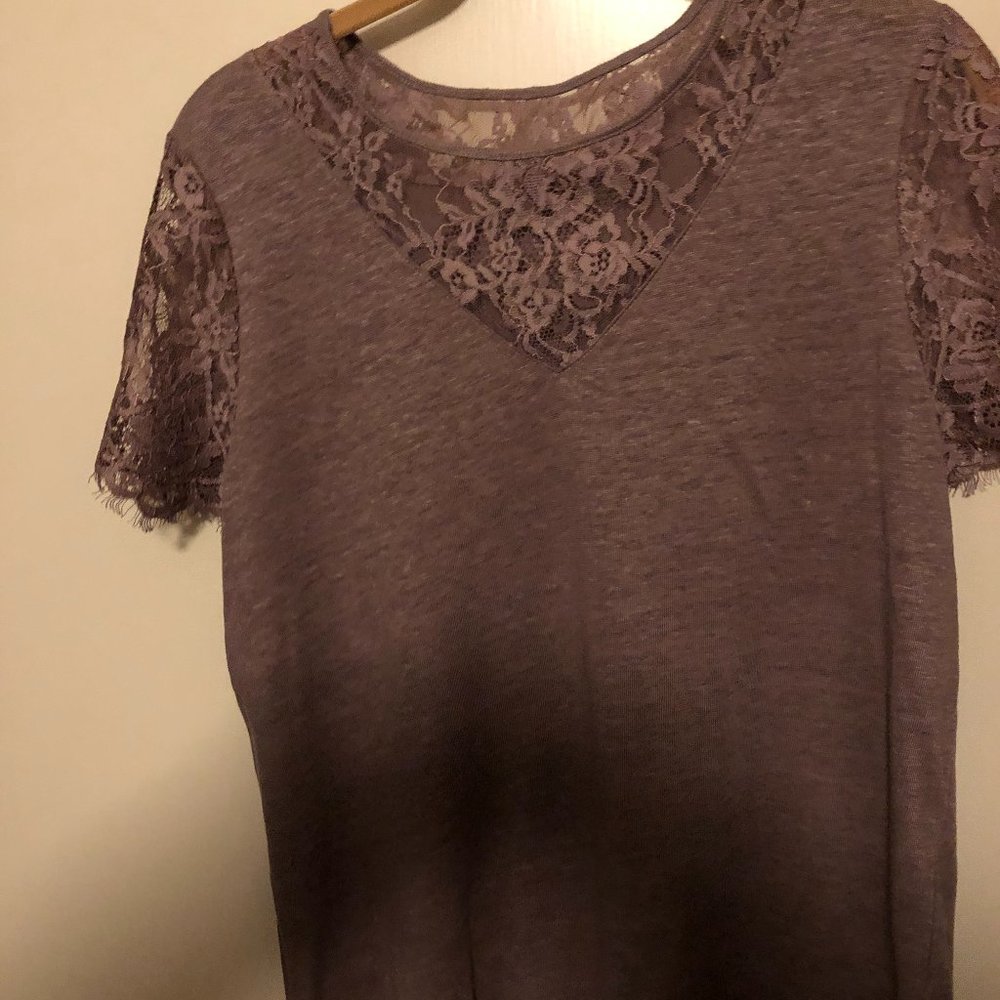 Pink/light purple Top
